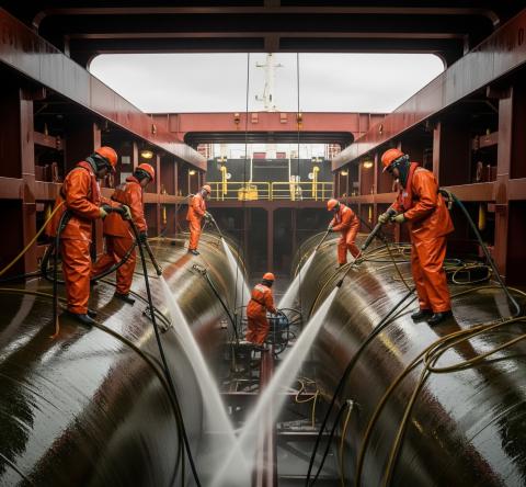 Lime Powder Cargo Hold Coating Tank Cleaner Manufacturer India